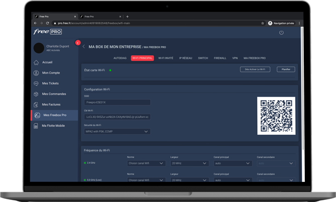 Comment Modifier Les Fréquences Et Les Normes Wi Fi De Ma Freebox Pro Assistance En Ligne 7950