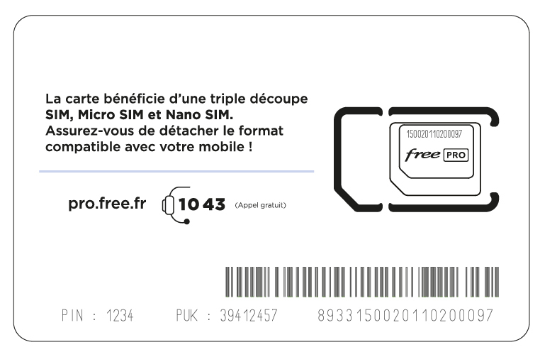 Activer la carte SIM Free Mobile 