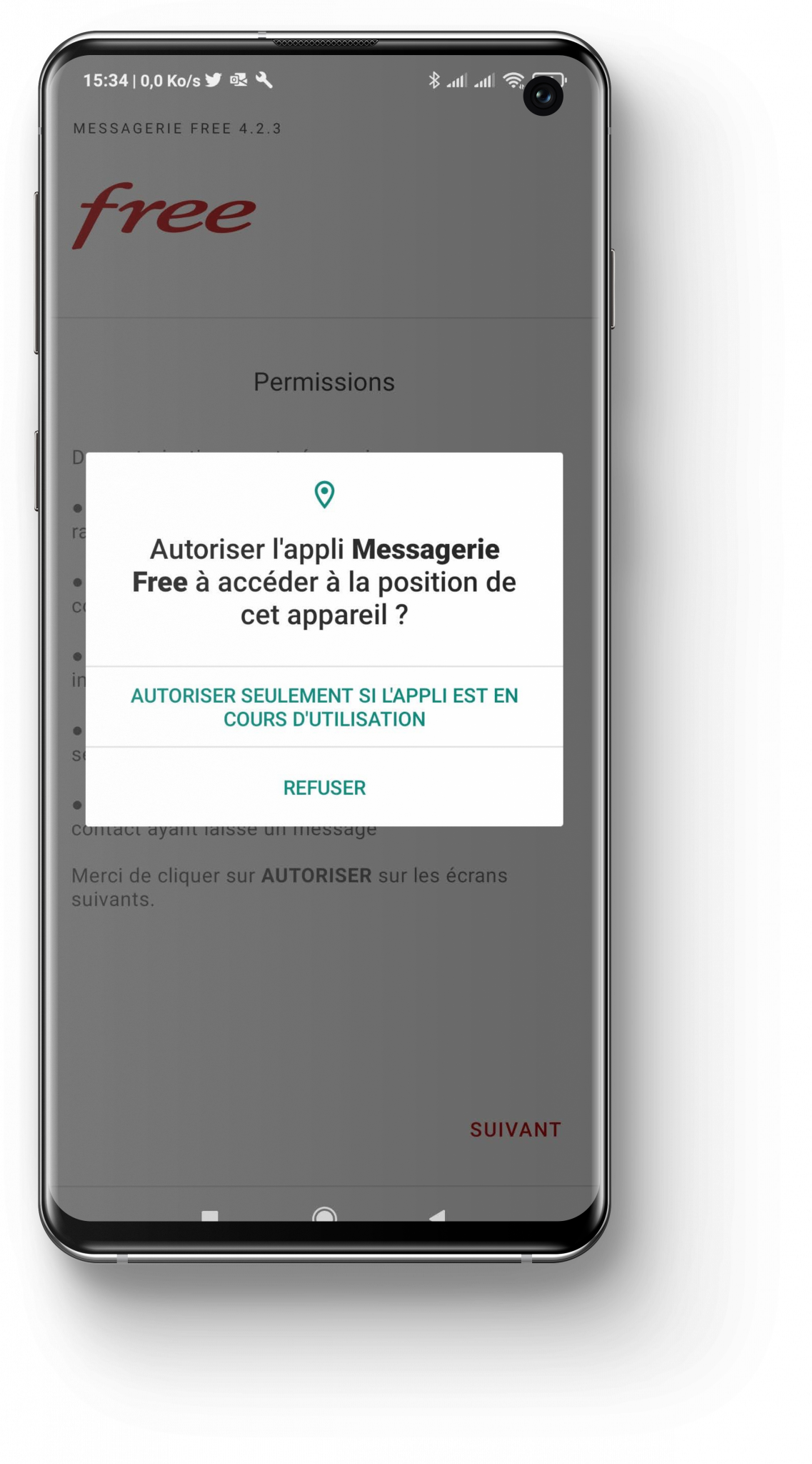 free pro messagerie visuelle iphone