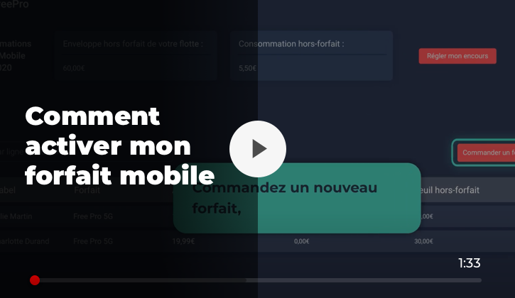 Comment activer mon forfait mobile 