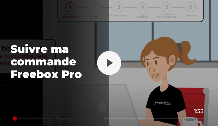 Suivre ma commande Freebox Pro